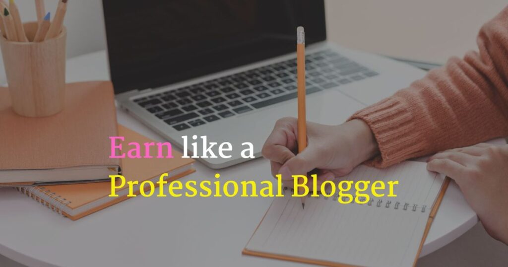Professional Blogger Earning